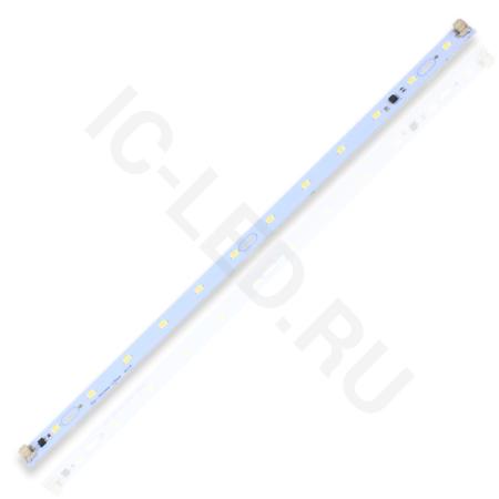 светодиодная линейка 2835, 12 led, 220v, 5w, 350mm, d182, day white