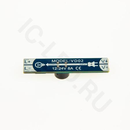 Датчик двери VD02Y-B2 P743 (IR, DC12-24V, 8A, 96-192W, дистанция 80-100мм, бескорпусный)