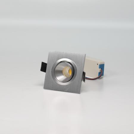Светодиодный светильник встраиваемый 65 Series silver housing BW301 (3W,220V,day white)