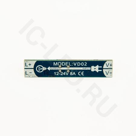 Диммер сенсорный VD02F-A3 P742 (IR, DC12-24V, 8A, 96-192W, дистанция 80-100мм, бескорпусный)