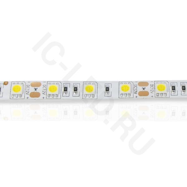 Светодиодная лента Standart class, 5050, 60led/m, Warm White, 12V, IP65  Светодиодная лента Standart class, 5050, 60led/m, Warm White, 12V, IP65
