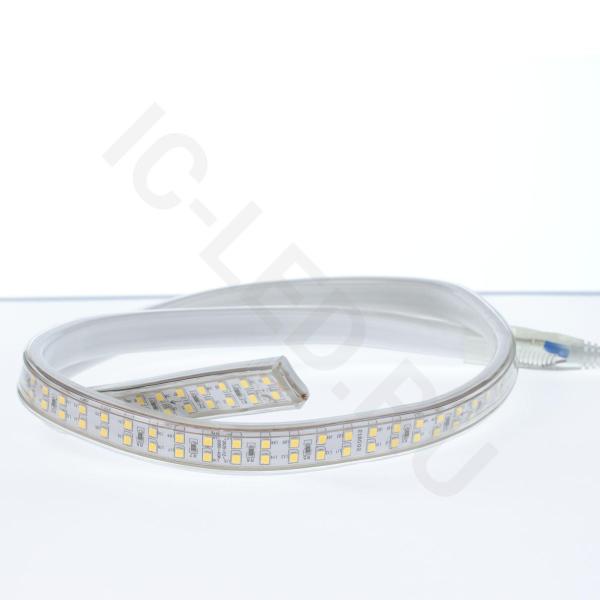 Светодиодная лента 220V 2835 208led warm white IP68 208B