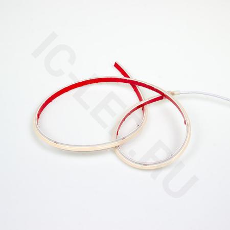 Светодиодная лента 220VAC, COB 280 chip/m, 15W/m, day white, IP68, 100mm cut, LN806