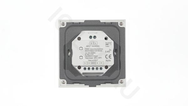 Сенсорная панель T16-2 White IC19 (220V, DIM, 2 zone, DMX512, RF 2.4GHz)