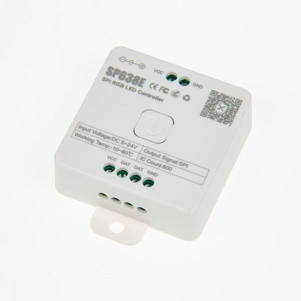 Контроллер JM-SP638E P717 (BT app BanlanX, 2.4GHz, SPI RGB, DC5-24V, IC count 600)