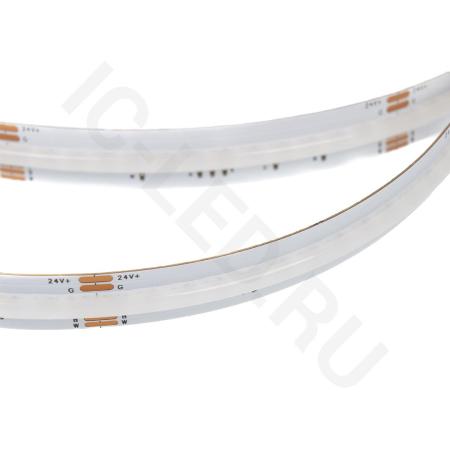 Светодиодная лента COB, 784 chip/m, RGB+ дневная 4000K, 24V, 20W/m, CRI>90, P12, IP20, A260