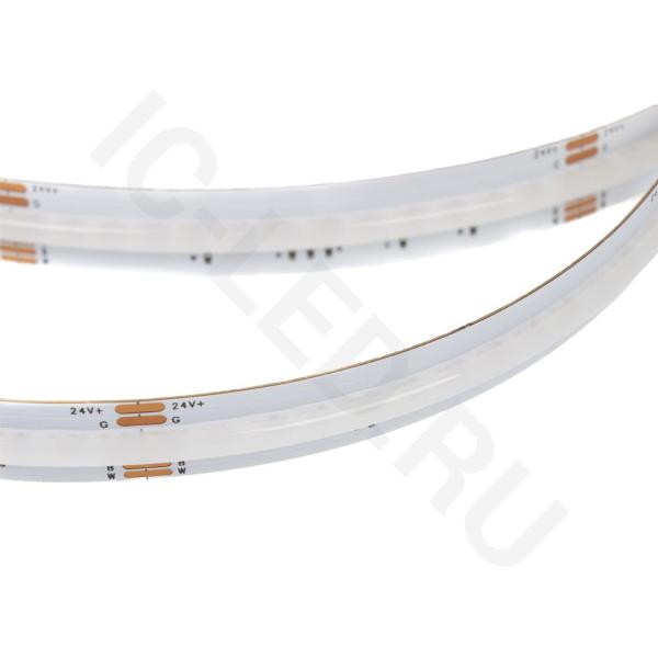 Светодиодная лента COB, 784 chip/m, RGB+ дневная 4000K, 24V, 20W/m, CRI>90, P12, IP20, A260