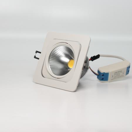 Светодиодный светильник встраиваемый 120.1 series white housing BW14 (10W,220V,day white)