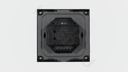 Сенсорная панель T3 Black IC46 (12-24V, 3x4A, 3x(48-96W), RGB,  RF 2.4GHz)