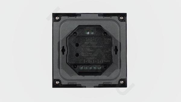 Сенсорная панель T3 Black IC46 (12-24V, 3x4A, 3x(48-96W), RGB,  RF 2.4GHz)