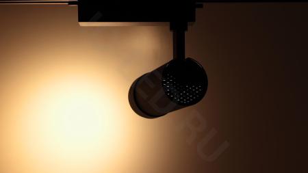 Светодиодный светильник трековый JH-GDD-TJ1 2L PX55 (30W, 220V, 10-60deg, черный корпус warm white)