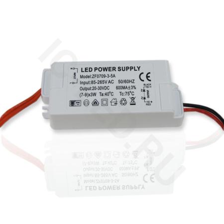 Светодиодный драйвер LED LD43 (220V, 21W, 24-36V, 600mA)