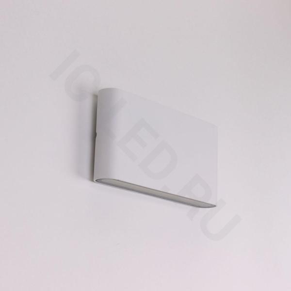 Светодиодный светильник JH-BD05 DHL17 (220V, 2х6W, белый корпус, warm white)