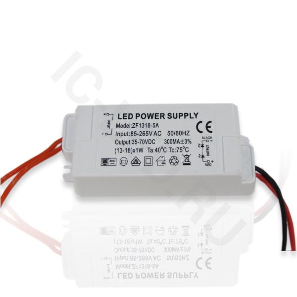 Светодиодный драйвер  13-18W LD26 (220V, 18W, 46-65V, 250mA)