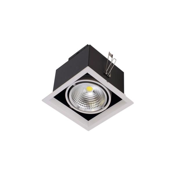 Светодиодный светильник карданный AR90-1 OD1 (220V, 1х20W, white)