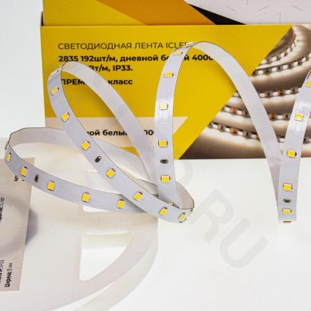 Светодиодная лента Class Premium, 2835, 64 led/m, day white, 24V, IP33, RN02