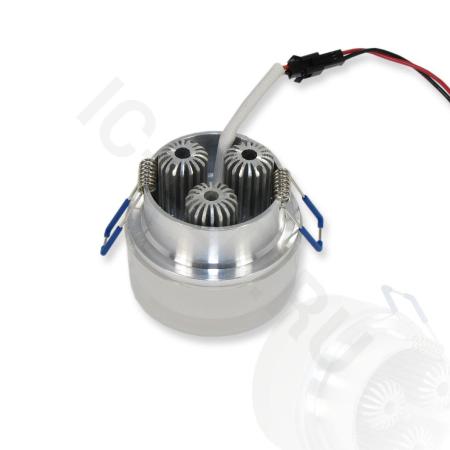 Светодиодный светильник точечный RW cree (3W, Blue)
