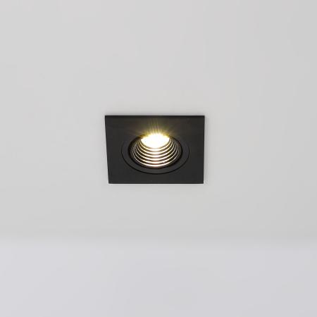 Светодиодный светильник встраиваемый 65 Series Black Square (3W,Day White)