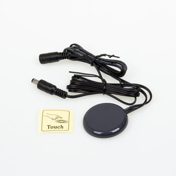 Диммер сенсорный YK-GMCM001 P747 (DC12V 60W, 24V 100W, плавн. вкл/выкл, скрытая установка, черный)