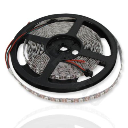 Светодиодная лента LUX class, 5050, 60 led/m, V62, RGB-SPI (WS2811A), 5V, белый шлейф, IP33 