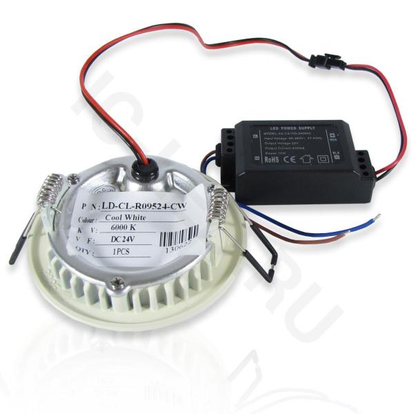 Светодиодный светильник встраиваемый IC-RW D95  (4,5W, White) Светодиодный светильник встраиваемый IC-RW D95  (4,5W, White)