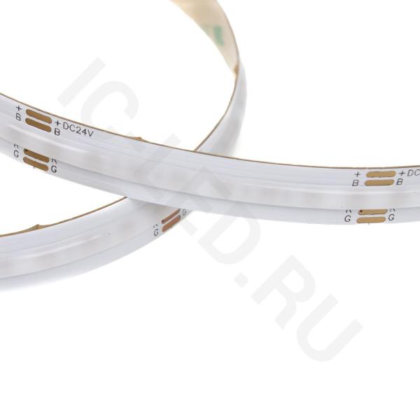 Светодиодная лента COB, 480 chip/m, RGB, 24V, 15W/m, P10, IP20, A256
