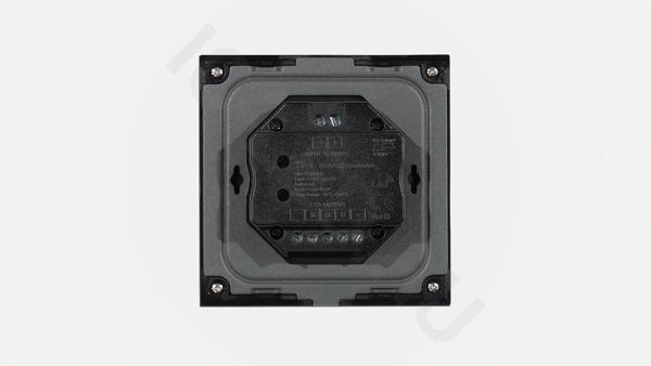 Сенсорная панель T3-1 Black IC48 (12-24V, 3x4A, 3x(48-96), RGB,  RF 2.4GHz)