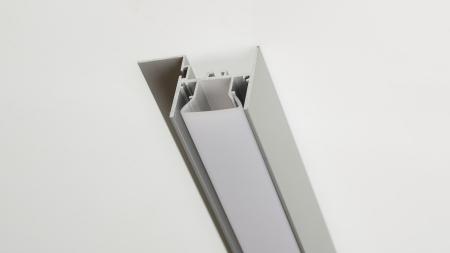 Алюминиевый профиль для натяжных потолков 507 (2500х52х35мм с рассеивателем)
