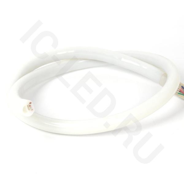 Светодиодный гибкий неон круглый 18 мм 220V RGB LN413