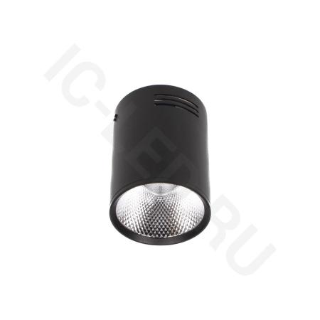 Светодиодный светильник накладной JH-MZ-T7W B95 (220V, 7W, черный корпус, day white)