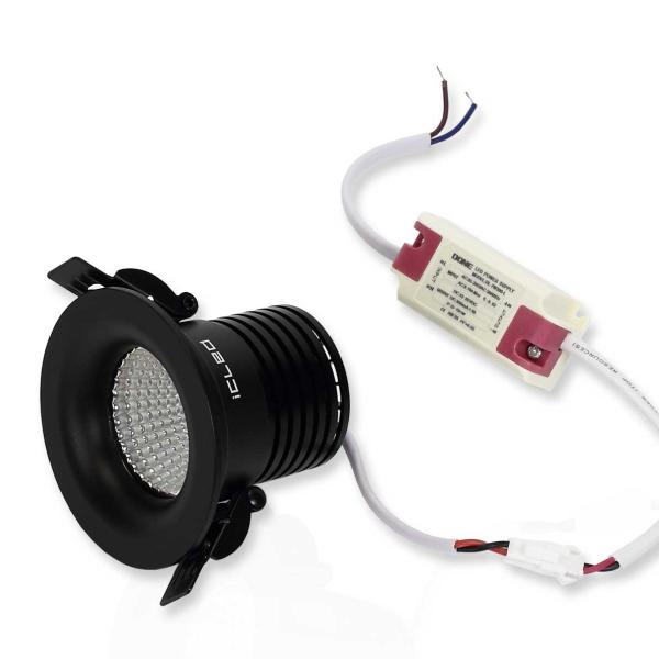 Светодиодный светильник Spotlight AR2 black (7W, Day White)
