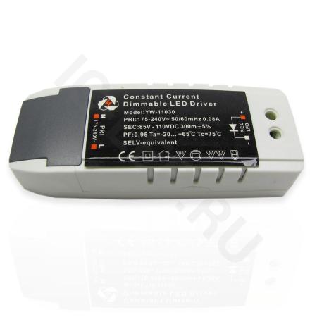 Светодиодный драйвер диммируемый TG30W LD109 (33W, 85-100V, 300mA)