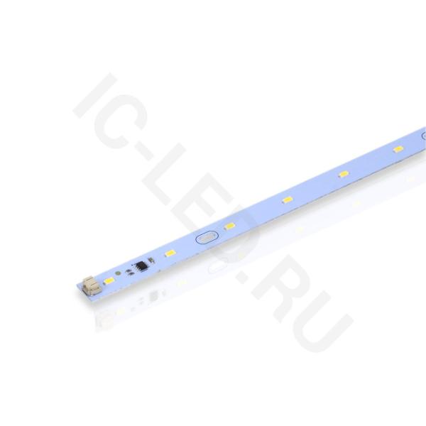 Светодиодная линейка 2835, 12 led, 220V, 6W, 450mm, D186, day white